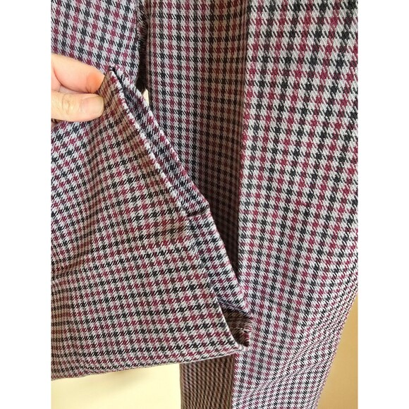 Vintage Levi's STA-PREST red and black Houndstooth size 28 - Picture 4 of 12